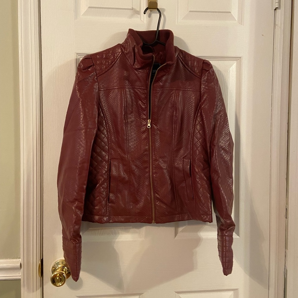Triple Star Red Leather Jacket
